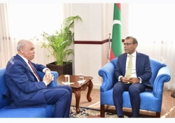 Ambassador received by the Honourable speaker of The People’s Majlis of The Republic of Maldives