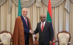 Ambassador received by the Honourable Minister of Foreign Affairs of The Republic of Maldives