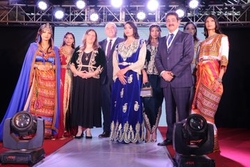 Ambassador of Algeria in New Delhi and his spouse, participated in the 8th Global Design Fashion week