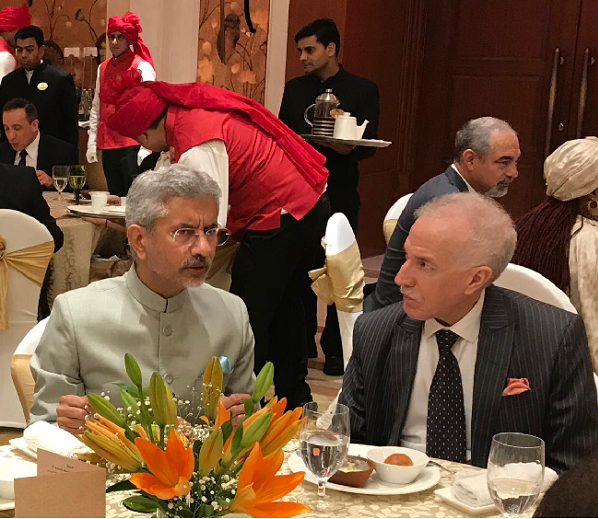 HIS EXCELLENCY ATTENDED A DINNER OFFERED IN HONOR OF HONORABLE MINISTER OF EXTERNAL AFFAIRS