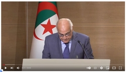 Speech by Algerian Foreign Minister Ahmed Attaf on the President's initiative to address the crisis in Niger
