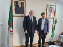 The Ambassador of Algeria H.E Dr Ali ACHOUI met with the President of the IETO